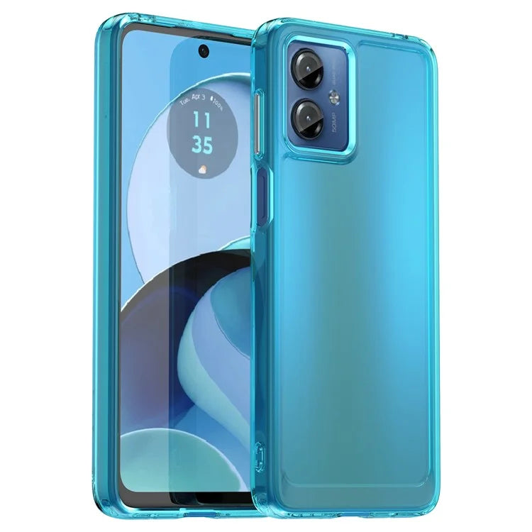 Candy Series for Motorola Moto G14 4G Cell Phone Case Clear TPU Protector Cover