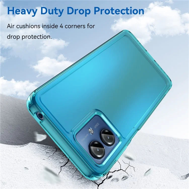 Candy Series for Motorola Moto G14 4G Cell Phone Case Clear TPU Protector Cover