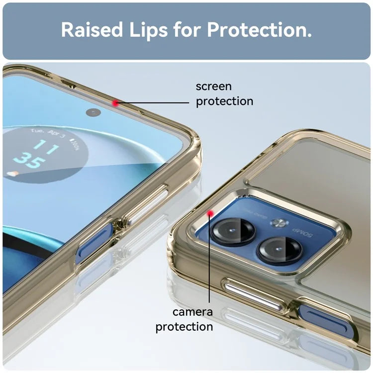 Candy Series for Motorola Moto G14 4G Cell Phone Case Clear TPU Protector Cover