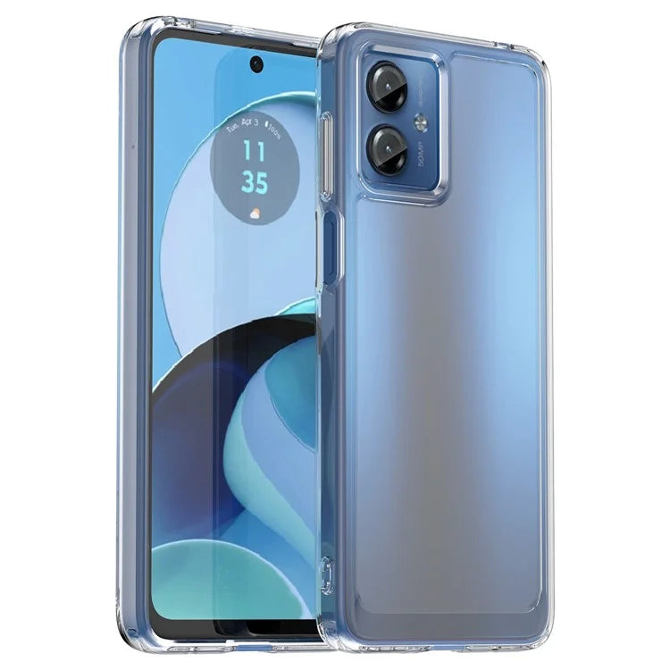 Candy Series for Motorola Moto G14 4G Cell Phone Case Clear TPU Protector Cover
