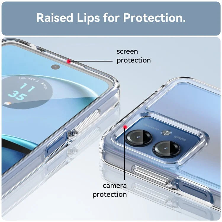 Candy Series for Motorola Moto G14 4G Cell Phone Case Clear TPU Protector Cover