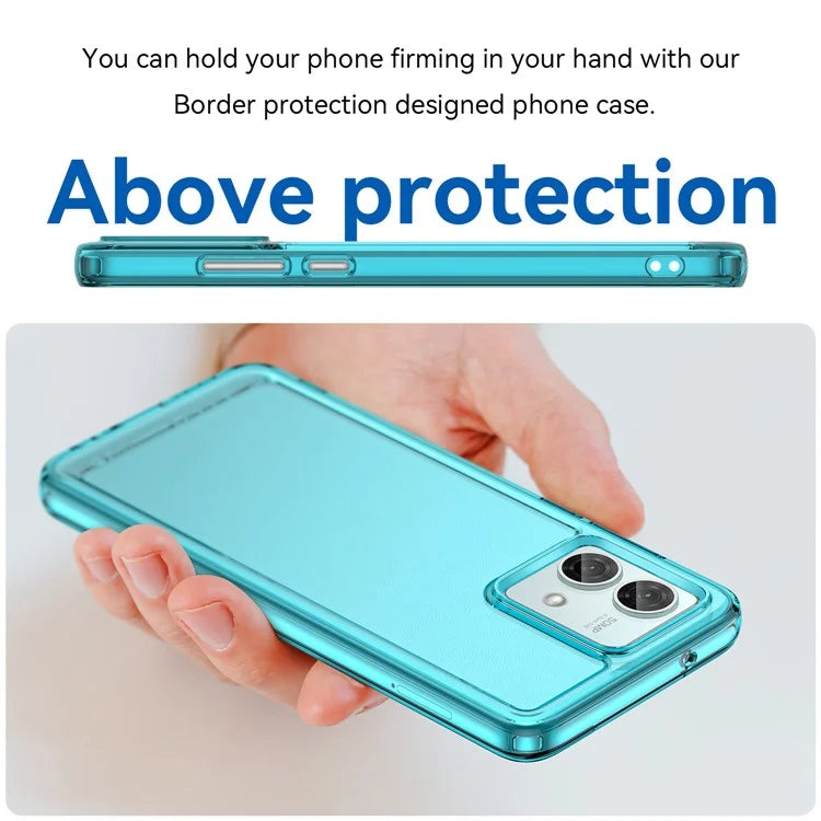 Candy Series for Motorola Moto G84 5G Cell Phone Case Clear TPU Scratch-proof Cover