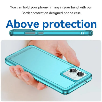 Candy Series for Motorola Moto G84 5G Cell Phone Case Clear TPU Scratch-proof Cover