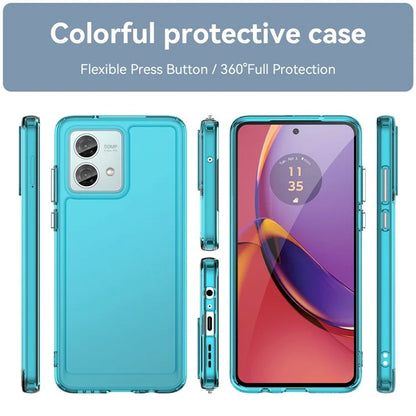Candy Series for Motorola Moto G84 5G Cell Phone Case Clear TPU Scratch-proof Cover