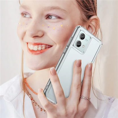 Candy Series for Motorola Moto G84 5G Cell Phone Case Clear TPU Scratch-proof Cover