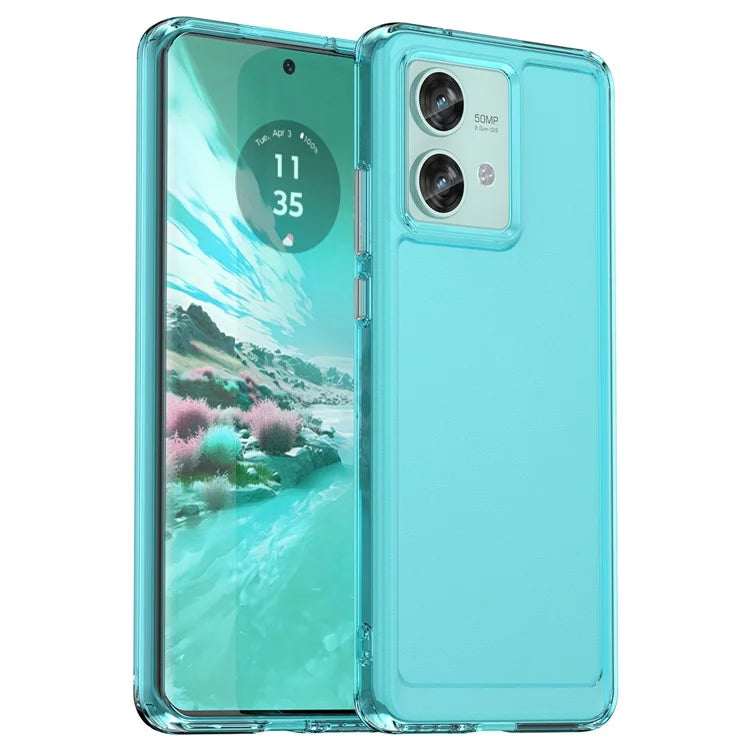 Candy Series for Motorola Edge 40 Neo 5G Back Guard Case Clear TPU Cell Phone Cover