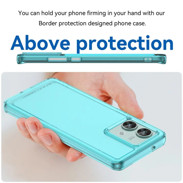 Candy Series for Motorola Edge 40 Neo 5G Back Guard Case Clear TPU Cell Phone Cover