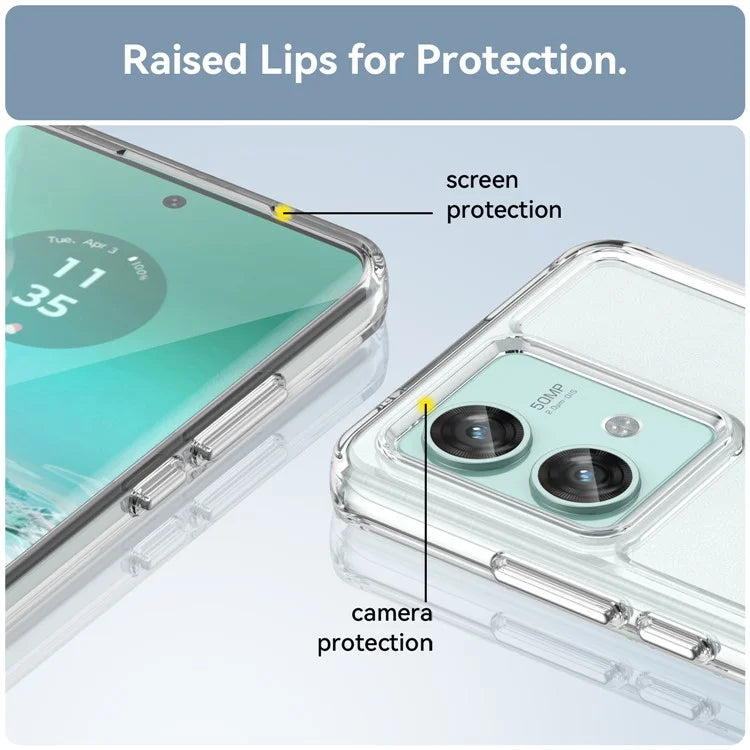 Candy Series for Motorola Edge 40 Neo 5G Back Guard Case Clear TPU Cell Phone Cover