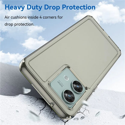 Candy Series for Motorola Edge 40 Neo 5G Back Guard Case Clear TPU Cell Phone Cover Grey