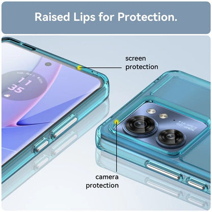 Candy Series for Motorola Edge (2023) 5G Anti-fall Case Clear TPU Cell Phone Cover