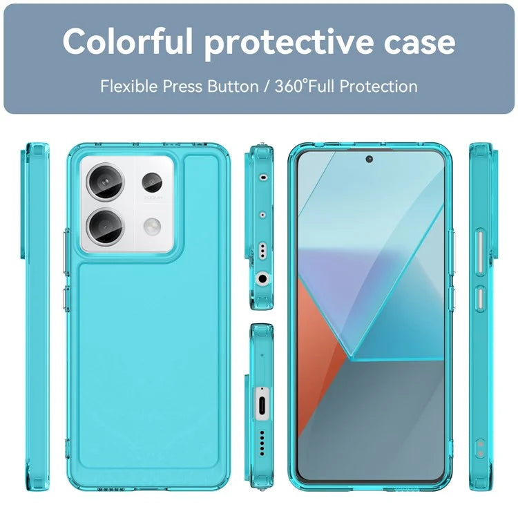 Candy Series for Xiaomi Redmi Note 13 Pro 5G / Poco X6 5G Case Clear TPU Mobile Phone Cover