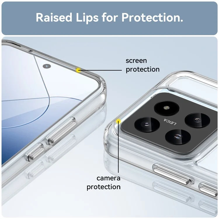 Candy Series for Xiaomi 14 Shockproof TPU Case Clear Mobile Phone Cover