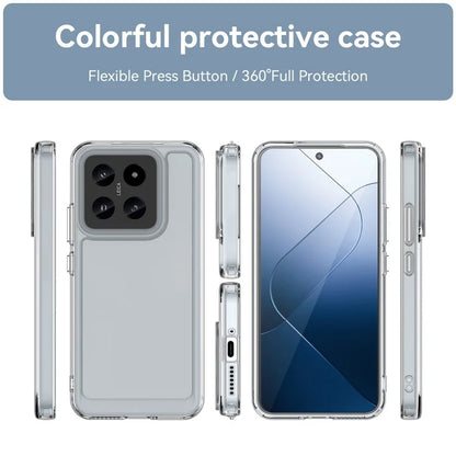Candy Series for Xiaomi 14 Shockproof TPU Case Clear Mobile Phone Cover