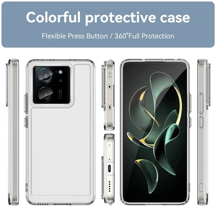 Candy Series for Xiaomi 13T / 13T Pro Clear TPU Back Case Fall Proof Mobile Phone Cover
