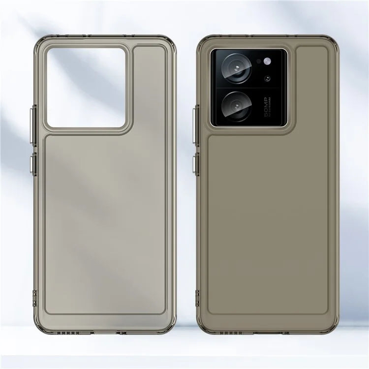 Candy Series for Xiaomi 13T / 13T Pro Clear TPU Back Case Fall Proof Mobile Phone Cover Grey
