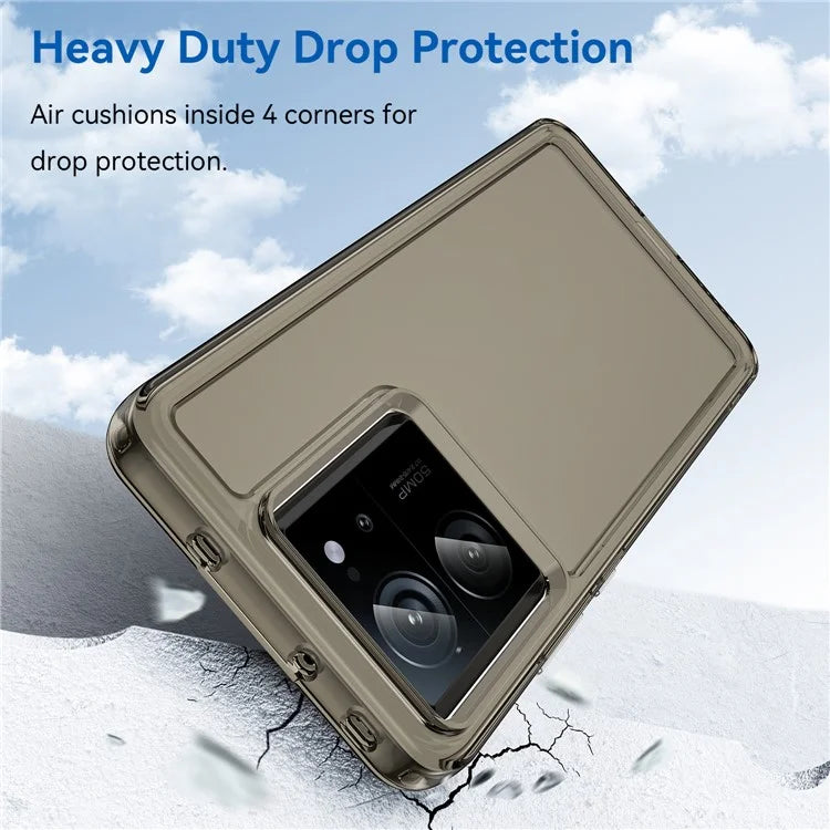 Candy Series for Xiaomi 13T / 13T Pro Clear TPU Back Case Fall Proof Mobile Phone Cover Grey
