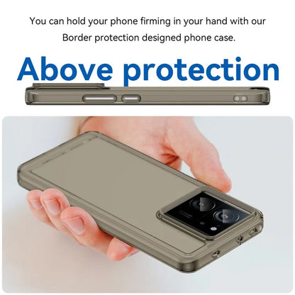 Candy Series for Xiaomi 13T / 13T Pro Clear TPU Back Case Fall Proof Mobile Phone Cover Grey