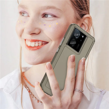 Candy Series for Xiaomi 13T / 13T Pro Clear TPU Back Case Fall Proof Mobile Phone Cover Grey