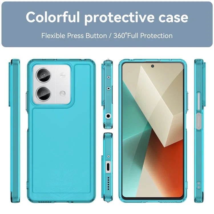 For Xiaomi Redmi Note 13 5G Case Candy Series Clear TPU Cell Phone Cover