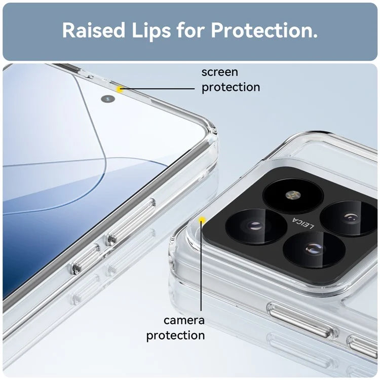 For Xiaomi 14 Pro Case Candy Series Clear TPU Drop Protection Cell Phone Cover