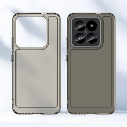 For Xiaomi 14 Pro Case Candy Series Clear TPU Drop Protection Cell Phone Cover Grey