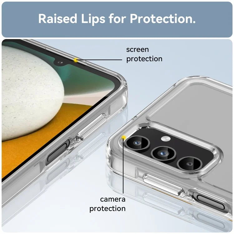 For Samsung Galaxy A15 4G / 5G Case Candy Series Transparent Cell Phone TPU Cover