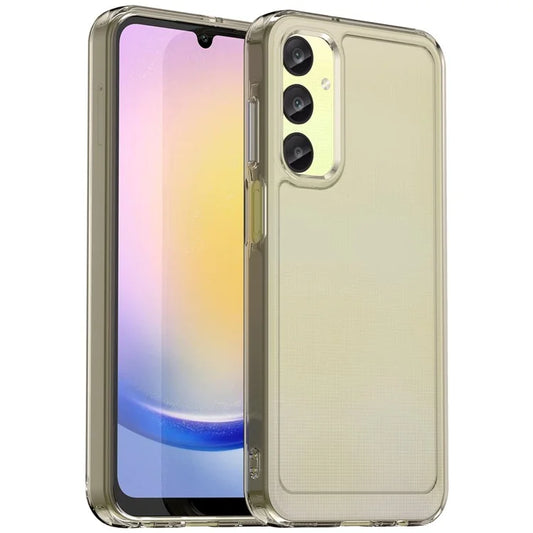 For Samsung Galaxy A25 5G (Global) (161.0 x 76.5 x 8.3mm) Cell Phone Cases Candy Series TPU Protective Cover Grey