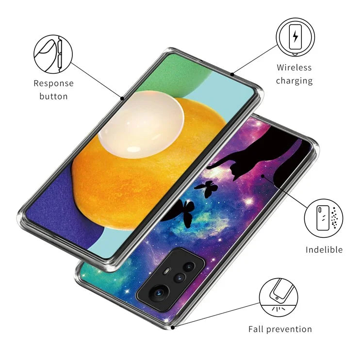 TPU Case for Xiaomi Redmi Note 12S 4G Shell Ultra Thin Pattern Printing Phone Cover
