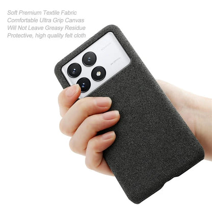 For Xiaomi Redmi K70 Pro 5G / Redmi K70 5G Slim-Fit Phone Case Cloth+PC Cushion Cover
