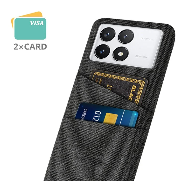 For Xiaomi Redmi K70E 5G / Poco X6 Pro 5G Dual Card Slots Phone Case Protective PC Cover