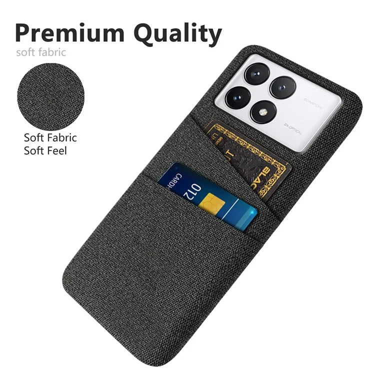 For Xiaomi Redmi K70E 5G / Poco X6 Pro 5G Dual Card Slots Phone Case Protective PC Cover