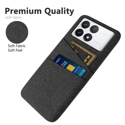 For Xiaomi Redmi K70E 5G / Poco X6 Pro 5G Dual Card Slots Phone Case Protective PC Cover