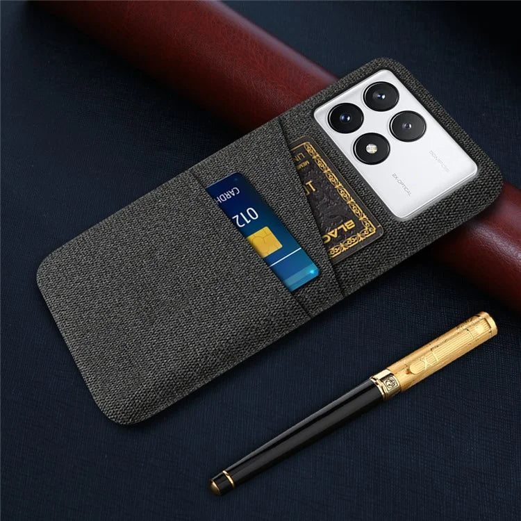 For Xiaomi Redmi K70E 5G / Poco X6 Pro 5G Dual Card Slots Phone Case Protective PC Cover