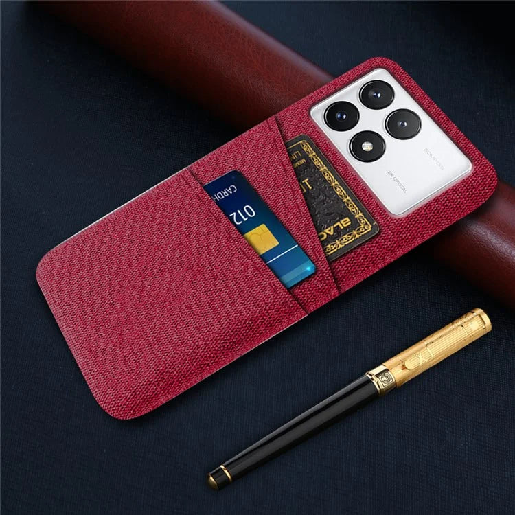 For Xiaomi Redmi K70E 5G / Poco X6 Pro 5G Dual Card Slots Phone Case Protective PC Cover