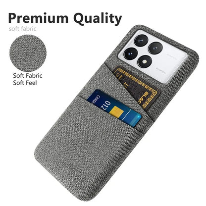 For Xiaomi Redmi K70E 5G / Poco X6 Pro 5G Dual Card Slots Phone Case Protective PC Cover