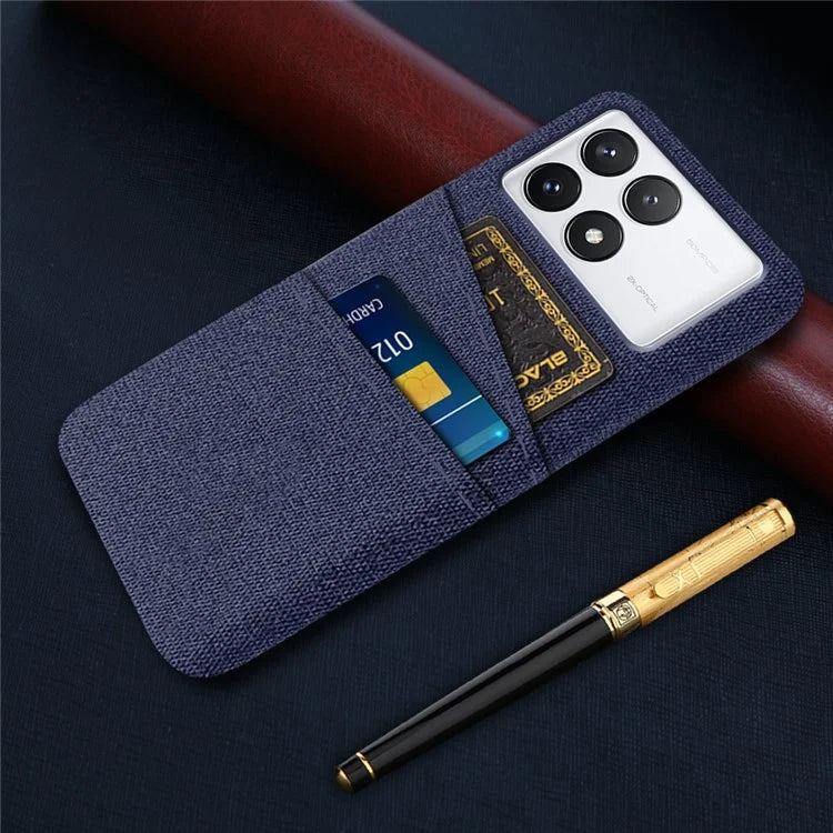For Xiaomi Redmi K70E 5G / Poco X6 Pro 5G Dual Card Slots Phone Case Protective PC Cover