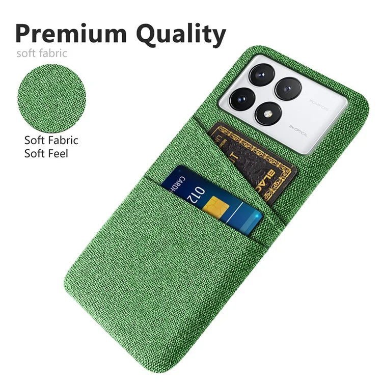 For Xiaomi Redmi K70E 5G / Poco X6 Pro 5G Dual Card Slots Phone Case Protective PC Cover