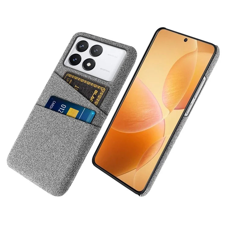 For Xiaomi Redmi K70E 5G / Poco X6 Pro 5G Dual Card Slots Phone Case Protective PC Cover