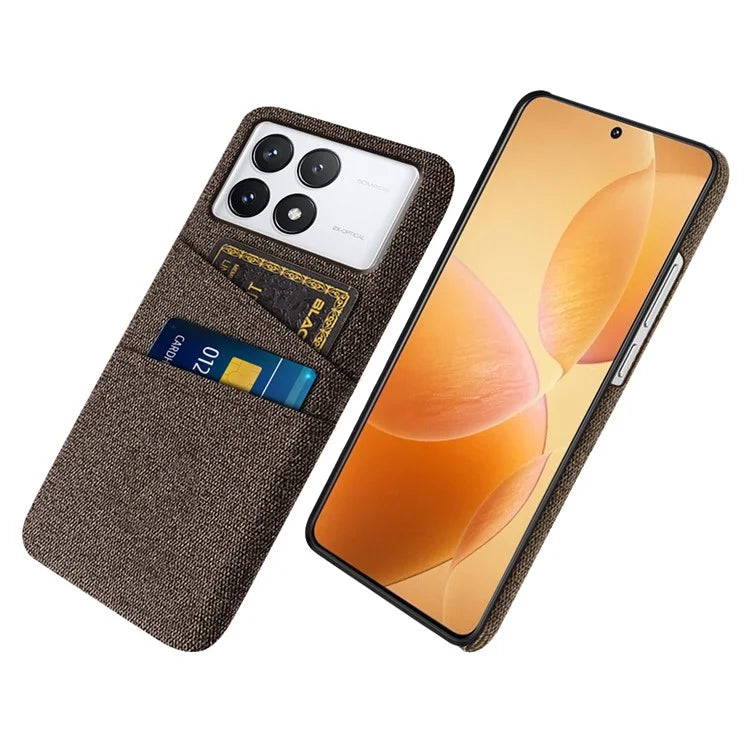For Xiaomi Redmi K70E 5G / Poco X6 Pro 5G Dual Card Slots Phone Case Protective PC Cover