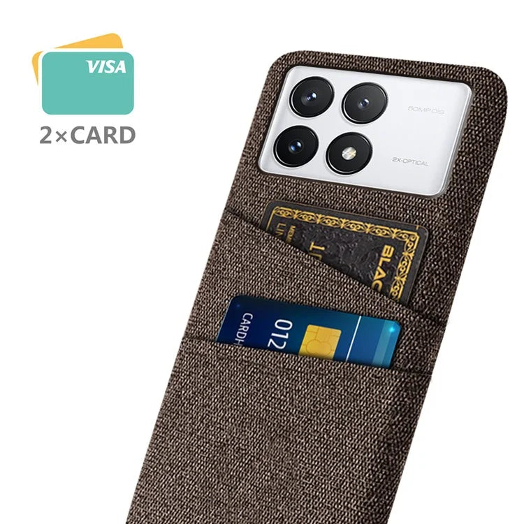 For Xiaomi Redmi K70E 5G / Poco X6 Pro 5G Dual Card Slots Phone Case Protective PC Cover