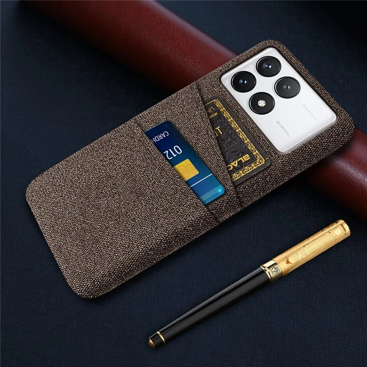 For Xiaomi Redmi K70E 5G / Poco X6 Pro 5G Dual Card Slots Phone Case Protective PC Cover