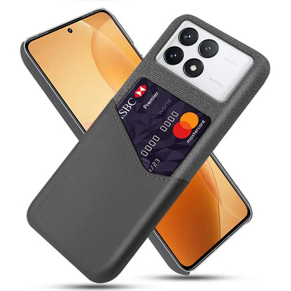 For Xiaomi Redmi K70 5G / K70 Pro 5G Case Cloth Texture Phone Cover with Card Slot