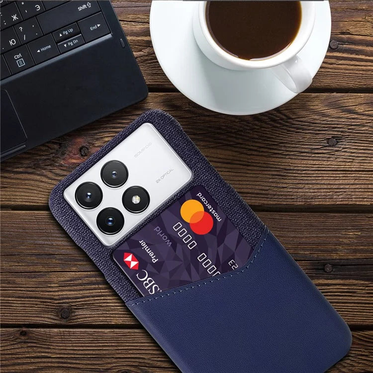 For Xiaomi Redmi K70 5G / K70 Pro 5G Case Cloth Texture Phone Cover with Card Slot