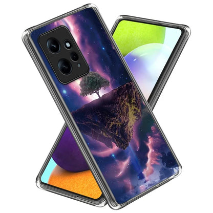 For Xiaomi Redmi Note 12 4G Case Soft TPU IMD Pattern Printing Phone Shell