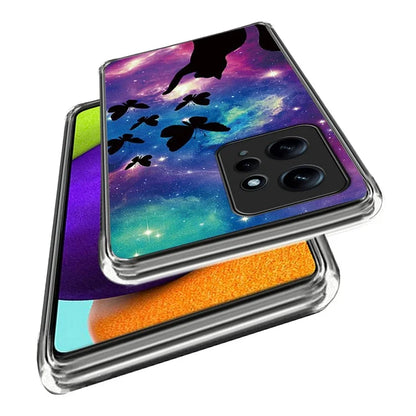 For Xiaomi Redmi Note 12 4G Case Soft TPU IMD Pattern Printing Phone Shell