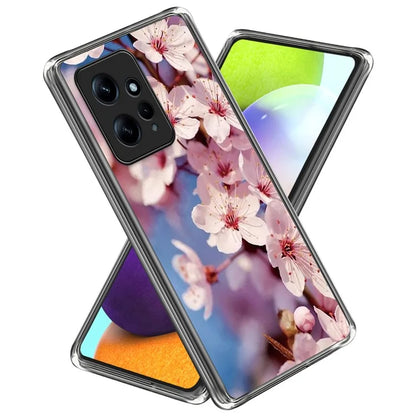 For Xiaomi Redmi Note 12 4G Case Soft TPU IMD Pattern Printing Phone Shell