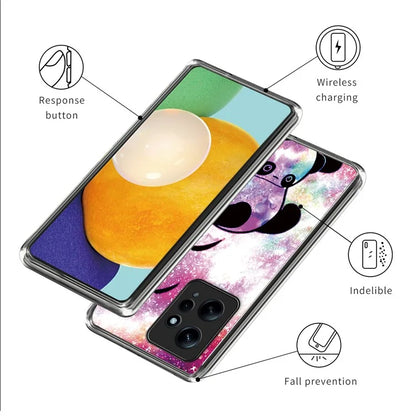 For Xiaomi Redmi Note 12 4G Case Soft TPU IMD Pattern Printing Phone Shell