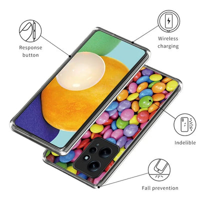 For Xiaomi Redmi Note 12 4G Case Soft TPU IMD Pattern Printing Phone Shell
