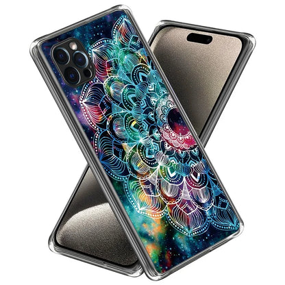 For iPhone 15 Pro Max Case Ultra Thin TPU Phone Shell with Pattern Printing