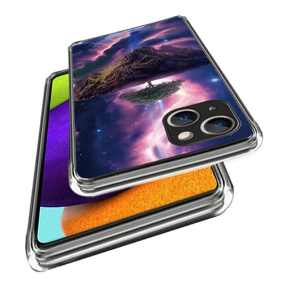 For iPhone 15 Case Drop-proof TPU Pattern Printing Phone Guard Cover